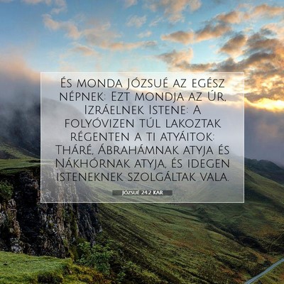 Józsué 24:2 KAR Bibliai verskép