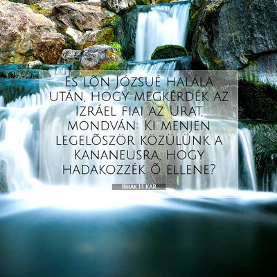 Bírák 1:1 Bibliai vers magyarázata