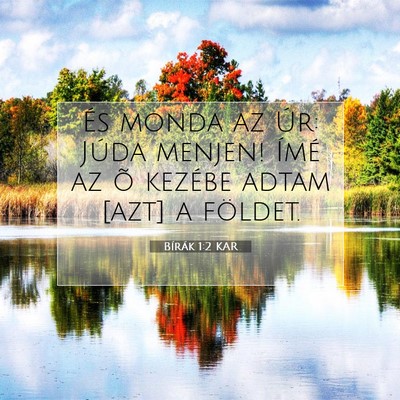 Bírák 1:2 Bibliai vers magyarázata