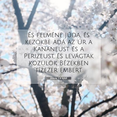 Bírák 1:4 Bibliai vers magyarázata