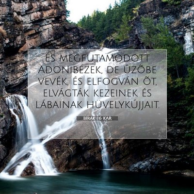 Bírák 1:6 Bibliai vers magyarázata