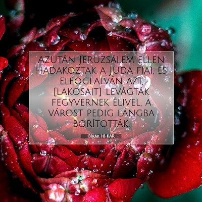 Bírák 1:8 Bibliai vers magyarázata