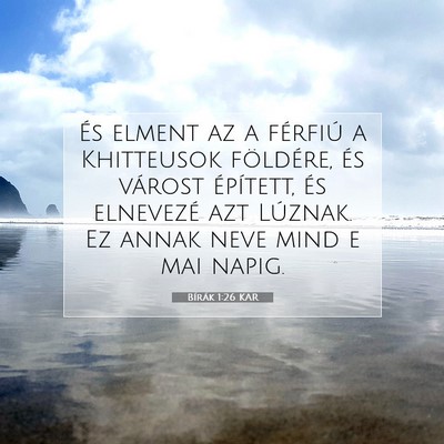 Bírák 1:26 Bibliai vers magyarázata