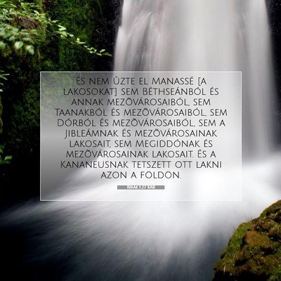 Bírák 1:27 Bibliai vers magyarázata