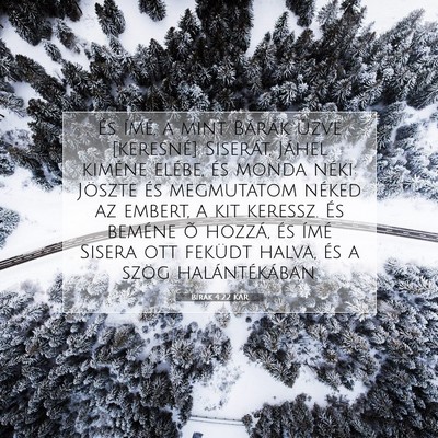 Bírák 4:22 Bibliai vers magyarázata