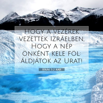 Bírák 5:2 Bibliai vers magyarázata