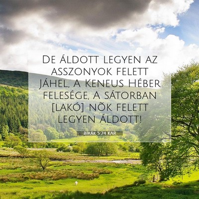 Bírák 5:24 Bibliai vers magyarázata