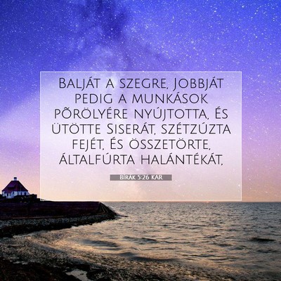 Bírák 5:26 Bibliai vers magyarázata