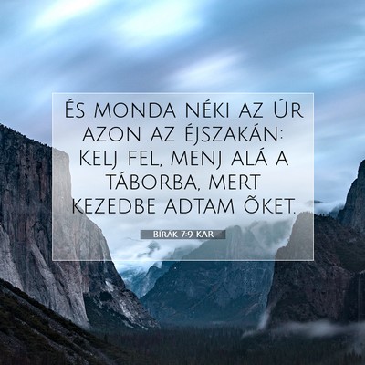 Bírák 7:9 Bibliai vers magyarázata