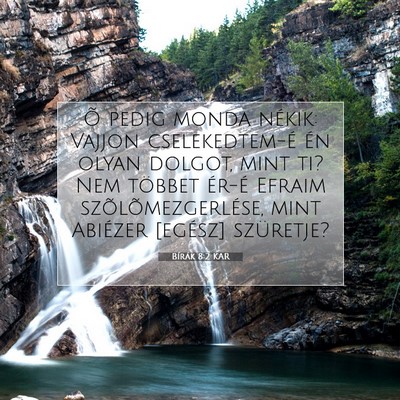 Bírák 8:2 Bibliai vers magyarázata