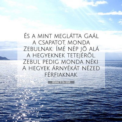 Bírák 9:36 Bibliai vers magyarázata