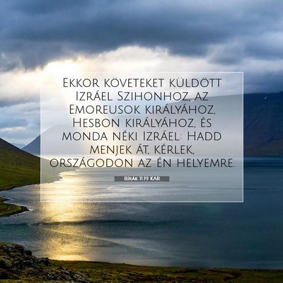 Bírák 11:19 Bibliai vers magyarázata