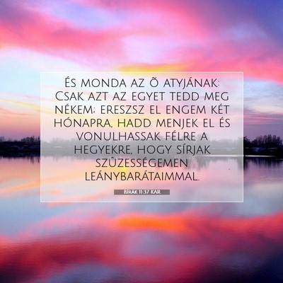 Bírák 11:37 Bibliai vers magyarázata