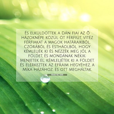 Bírák 18:2 KAR Bibliai verskép