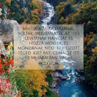 Bírák 18:3 Bibliai vers magyarázata