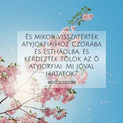 Bírák 18:8 Bibliai vers magyarázata