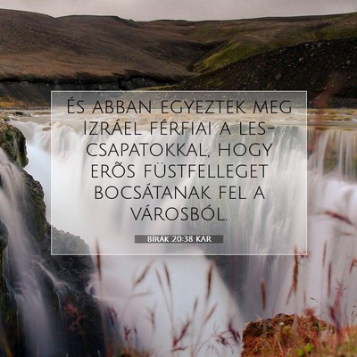 Bírák 20:38 Bibliai vers magyarázata