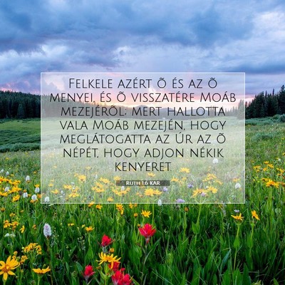 Ruth 1:6 Bibliai vers magyarázata
