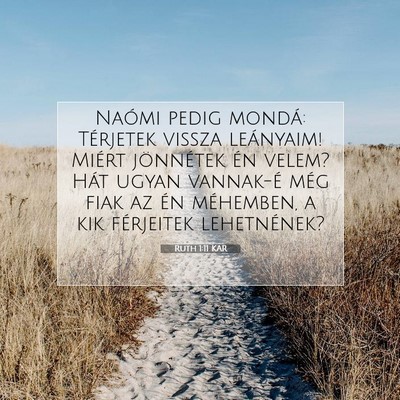 Ruth 1:11 Bibliai vers magyarázata