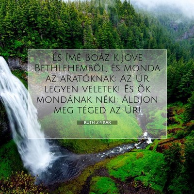 Ruth 2:4 Bibliai vers magyarázata