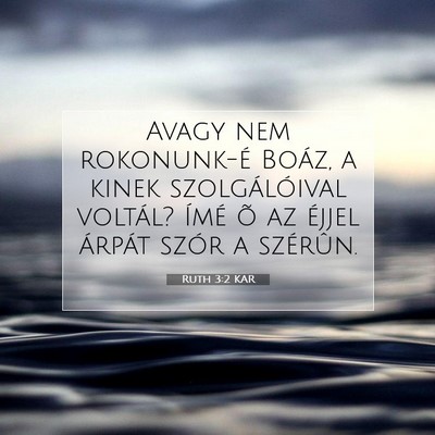 Ruth 3:2 Bibliai vers magyarázata