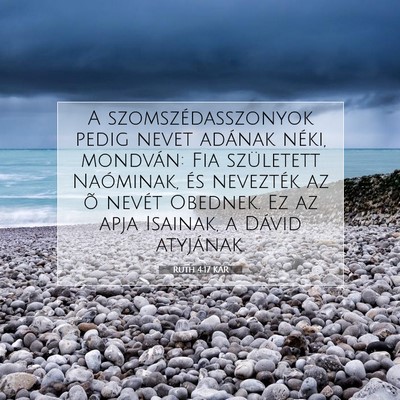 Ruth 4:17 Bibliai vers magyarázata