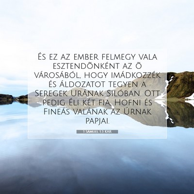 1 Sámuel 1:3 Bibliai vers magyarázata