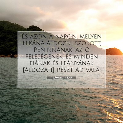 1 Sámuel 1:4 Bibliai vers magyarázata