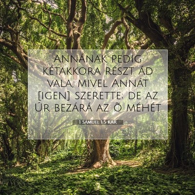 1 Sámuel 1:5 Bibliai vers magyarázata