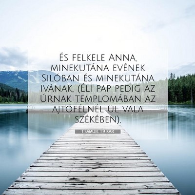 1 Sámuel 1:9 Bibliai vers magyarázata