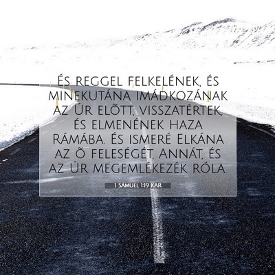 1 Sámuel 1:19 Bibliai vers magyarázata