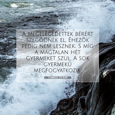 1 Sámuel 2:5 KAR Bibliai verskép