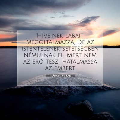 1 Sámuel 2:9 KAR Bibliai verskép