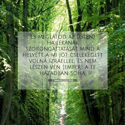 1 Sámuel 2:32 KAR Bibliai verskép