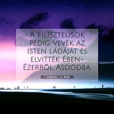 1 Sámuel 5:1 KAR Bibliai verskép