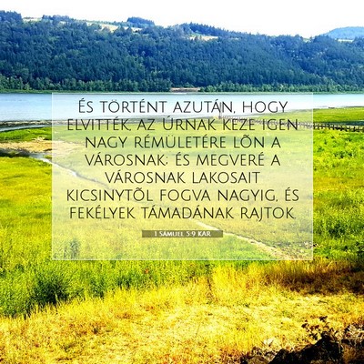 1 Sámuel 5:9 KAR Bibliai verskép