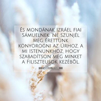 1 Sámuel 7:8 KAR Bibliai verskép