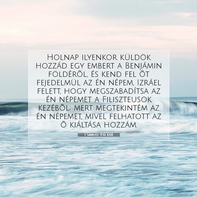1 Sámuel 9:16 KAR Bibliai verskép