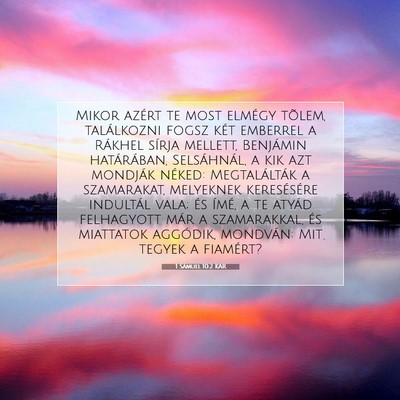 1 Sámuel 10:2 KAR Bibliai verskép