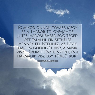 1 Sámuel 10:3 KAR Bibliai verskép