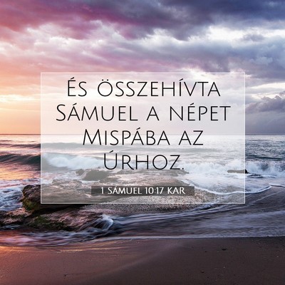 1 Sámuel 10:17 KAR Bibliai verskép