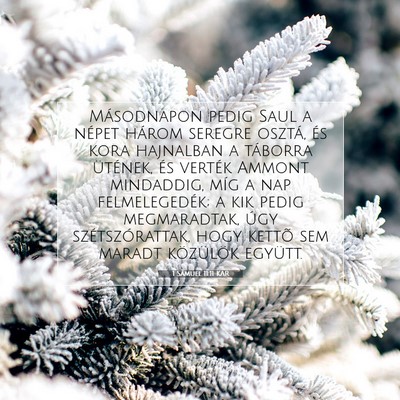1 Sámuel 11:11 KAR Bibliai verskép