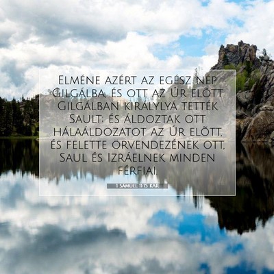 1 Sámuel 11:15 KAR Bibliai verskép