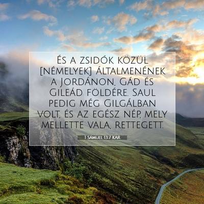 1 Sámuel 13:7 KAR Bibliai verskép