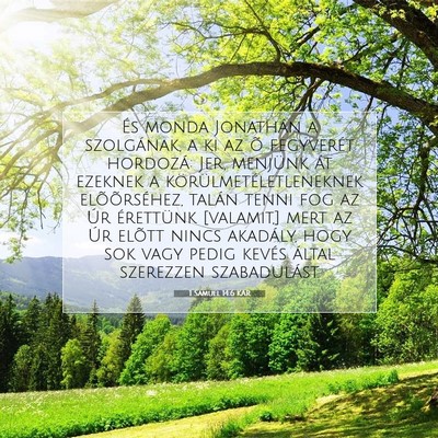1 Sámuel 14:6 KAR Bibliai verskép