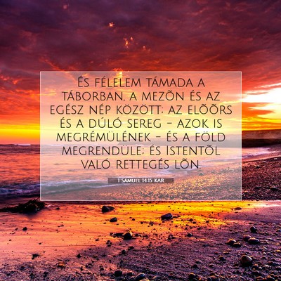 1 Sámuel 14:15 KAR Bibliai verskép