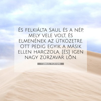 1 Sámuel 14:20 KAR Bibliai verskép
