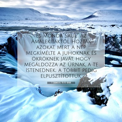 1 Sámuel 15:15 KAR Bibliai verskép