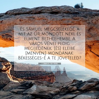 1 Sámuel 16:4 KAR Bibliai verskép