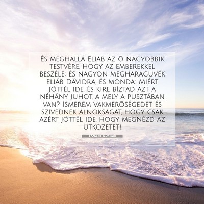 1 Sámuel 17:28 KAR Bibliai verskép